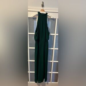 Elegant Green Women's Plus Size Jumpsuit